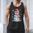 Christmas Baseball Snowman Xmas Pajamas Women Men Boys Men Tank Top Christmas Baseball Snowman Xmas Pajamas Women Men Boys Men Tank Top