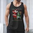 Christmas Santa Baseball Ugly Sweater Men Tank Top
