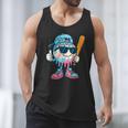 Cool Ice Cream Drip Baseball Drip For Boys Sports Kids Men Tank Top