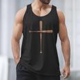 Cross Baseball Bats Christian Faith Sports Coach Pitcher Men Tank Top Cross Baseball Bats Christian Faith Sports Coach Pitcher Men Tank Top