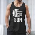 Cute Favorite Baseball Player Is My Son Women Men Men Tank Top Cute Favorite Baseball Player Is My Son Women Men Men Tank Top