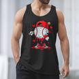 Cute Game Day Baseball Ice Cream Drip Valentine Love XOXO Men Tank Top