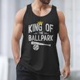 Dad Baseball For Men Baseball Dad King Of Ballpark Men Tank Top