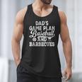 Dad's Game Plan Baseball & Barbecues Baseball Dad BBQ Gill Men Tank Top Dad's Game Plan Baseball & Barbecues Baseball Dad BBQ Gill Men Tank Top