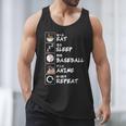 Eat Sleep Baseball Anime Repeat Japanese Otaku Men Tank Top Eat Sleep Baseball Anime Repeat Japanese Otaku Men Tank Top