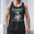 My Favorite Baseball Player Calls Me Dad Ice Cream Drip Men Tank Top