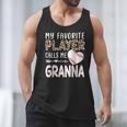 My Favorite Player Calls Me Granna Baseball Leopard Men Tank Top