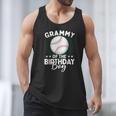 Grammy Of The Birthday Boy Baseball Player Birthday Men Tank Top