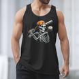 Halloween Boys Batting Skeleton Baseball Men Tank Top