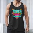 Happy 100 Days Of School Costume Baseball Drip Ice Cream Men Tank Top