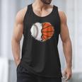 Heart 67 Meme Baseball Basketball Pocket Valentine's Day Tee Men Tank Top