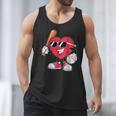 Heart Play Baseball Valentine's Day Teens Boys Girls Kids Men Tank Top Heart Play Baseball Valentine's Day Teens Boys Girls Kids Men Tank Top