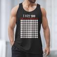 I Hit 100 Days Of School Baseball Lover Teacher Student Men Tank Top