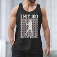 I Hit 100 Days Of School Boys Kids 100th Day Balls Baseball Men Tank Top