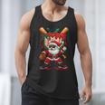 HUGvyn Santa Playing Baseball Ice Cream Drip Christmas Boys Men Tank Top HUGvyn Santa Playing Baseball Ice Cream Drip Christmas Boys Men Tank Top