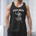 Jesus Saves Shirt Religious Christian Faith Baseball Men Tank Top Jesus Saves Shirt Religious Christian Faith Baseball Men Tank Top