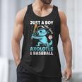 Just A Boy Who Loves Axolotls & Baseball Men Tank Top