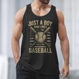 Just a Boy Who Loves Baseball Men Tank Top