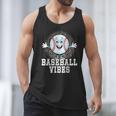 Leopard Baseball Vibes Game Day Softball Life Mom Men Tank Top