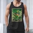 Leprechaun Playing Baseball Japanese Art St Patricks Day Men Tank Top Leprechaun Playing Baseball Japanese Art St Patricks Day Men Tank Top
