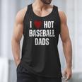 I Love Hot Baseball Dads Red Hearts Men Tank Top I Love Hot Baseball Dads Red Hearts Men Tank Top