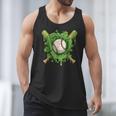 Lucky Shamrock Baseball Gloves Drip St Patrick's Day Boys Men Tank Top Lucky Shamrock Baseball Gloves Drip St Patrick's Day Boys Men Tank Top