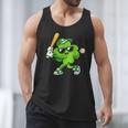 Lucky Shamrock Playing Baseball St Patrick's Kids Boys Men Tank Top Lucky Shamrock Playing Baseball St Patrick's Kids Boys Men Tank Top