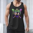 Mardi Gras Baseball Carnival Party Ice Cream Drip Boys Men Tank Top Mardi Gras Baseball Carnival Party Ice Cream Drip Boys Men Tank Top