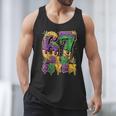 Mardi Gras Six Seven Baseball Drip Number 6 7 Meme Men Tank Top