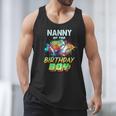 Nanny Of The Birthday Boy Baseball Football Colorful Men Tank Top