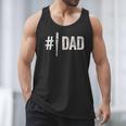 Number One Baseball Dad For Father's Day Daddy Coach Men Tank Top