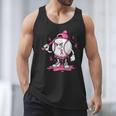 Pink Ribbon Baseball Breast Cancer Awareness Men Tank Top Pink Ribbon Baseball Breast Cancer Awareness Men Tank Top