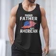 Proud Father And American Flag Baseball Dad Father Patriotic Men Tank Top Proud Father And American Flag Baseball Dad Father Patriotic Men Tank Top