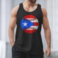 Puerto Rico Baseball Flag Boricua Beisbol Fan Gear Men Tank Top
