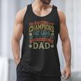 Raising Champions One Game At A Time Proud Baseball Dad Men Tank Top