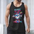 Respect The Drip Baseball Bat Sunglasses Mascot Men Tank Top Respect The Drip Baseball Bat Sunglasses Mascot Men Tank Top