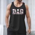 Retro Baseball Dad Daddy Father Happy Fathers Day Men Guys Men Tank Top