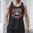 Retro Game Day Baseball Ice Cream Drip For Men Boy Kids Men Tank Top