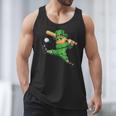 Retro Leprechaun Baseball St Patricks Day Sport Men Boy Kids Men Tank Top