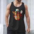 Retro Vintage Baseball Hot Dogs Men Tank Top
