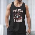 You Run I Gun Baseball Catcher Softball Player Men Tank Top You Run I Gun Baseball Catcher Softball Player Men Tank Top