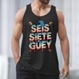 SEIS Siete Guey Baseball Drip Mexico Spanish 67 Slang Boys Men Tank Top SEIS Siete Guey Baseball Drip Mexico Spanish 67 Slang Boys Men Tank Top