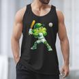 Shamrock Playing Baseball St Patricks Day Men Boys Kid Men Tank Top