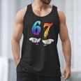 Six Seven Ice Cream Drip Cool Meme 67 Number Baseball Men Tank Top