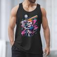Skeleton Baseball Drip Boy Youth Dripping Baseball Halloween Men Tank Top