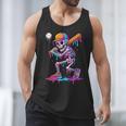 Skelton Playing Baseball Halloween Baseball Drip Boys Kids Men Tank Top Skelton Playing Baseball Halloween Baseball Drip Boys Kids Men Tank Top