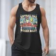 Softball Dad Like a Baseball Dad Gift Men Men Tank Top Softball Dad Like a Baseball Dad Gift Men Men Tank Top