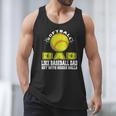 Softball Dad Like A Baseball Dad Softball Father's Day Men Tank Top