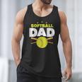 Softball Dad Just Like A Baseball Dad Player Men Tank Top