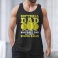 Softball Dad Just Like A Baseball Dad Team Men Tank Top